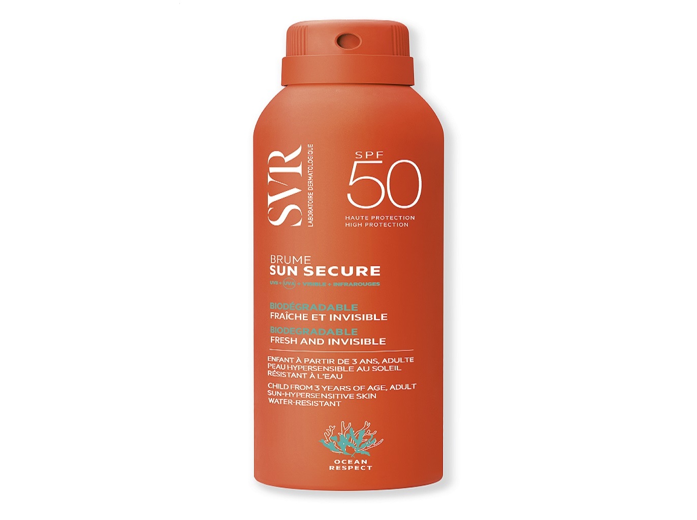 BRUMA SOLAR SVR SUN SECURE SPF50 BIO 200ML