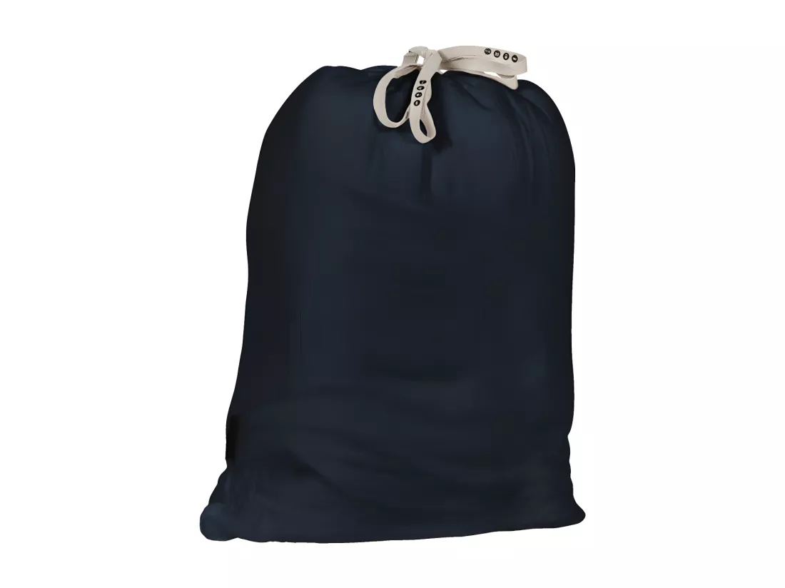 Housse de couette gaze de coton double 200 x 200 cm bleu nuit - PEPA 2