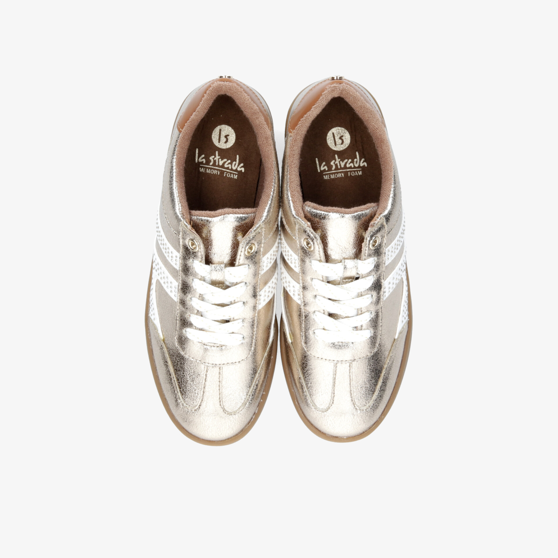 la strada Damen Sneaker Low gold