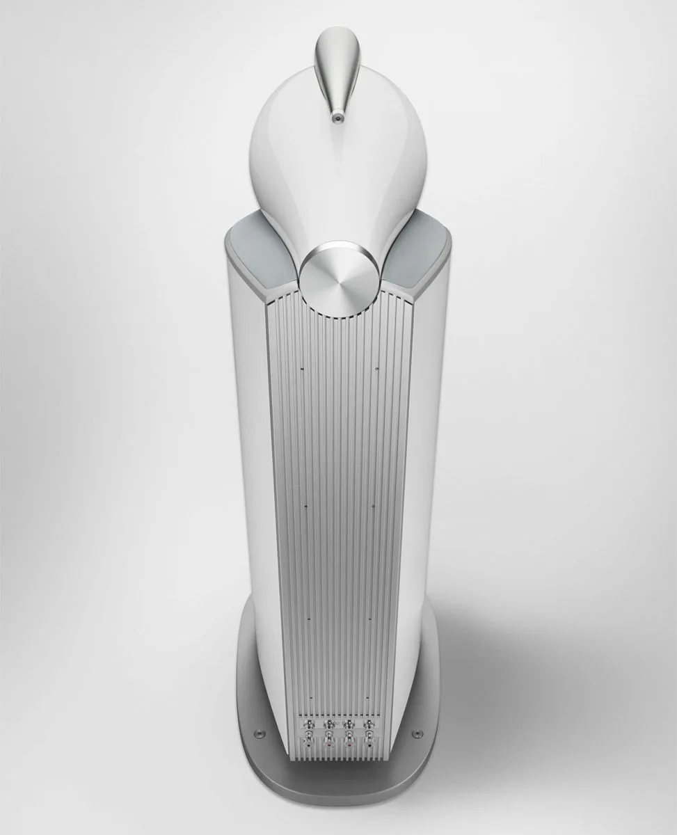 B&W 802 D4 Blanc satin (la paire) Enceintes colonne