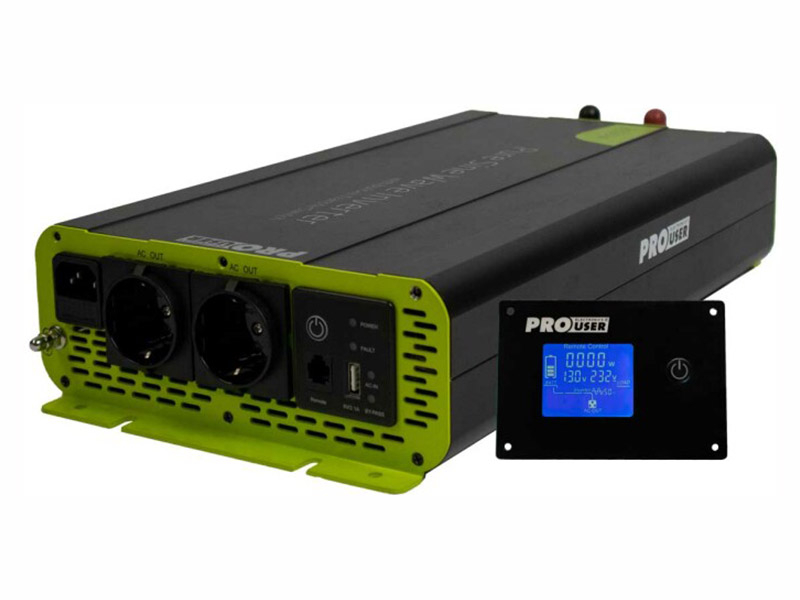 Pro-User pure sinus omvormer - 2000W
