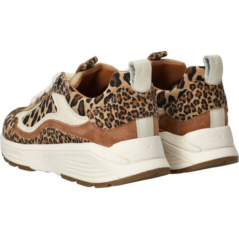 Xsensible Milau Stretchwalker Sneakers Bruin Dames