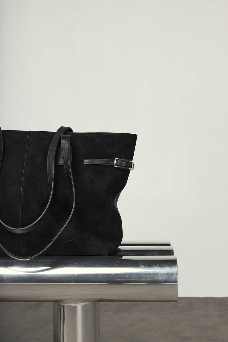 NAT & NIN<br>Leren shoppingtas, MARCEAU