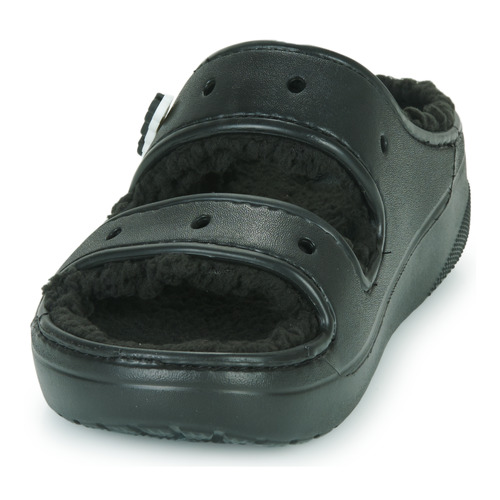Crocs - CLASSIC COZZY SANDAL - Noir