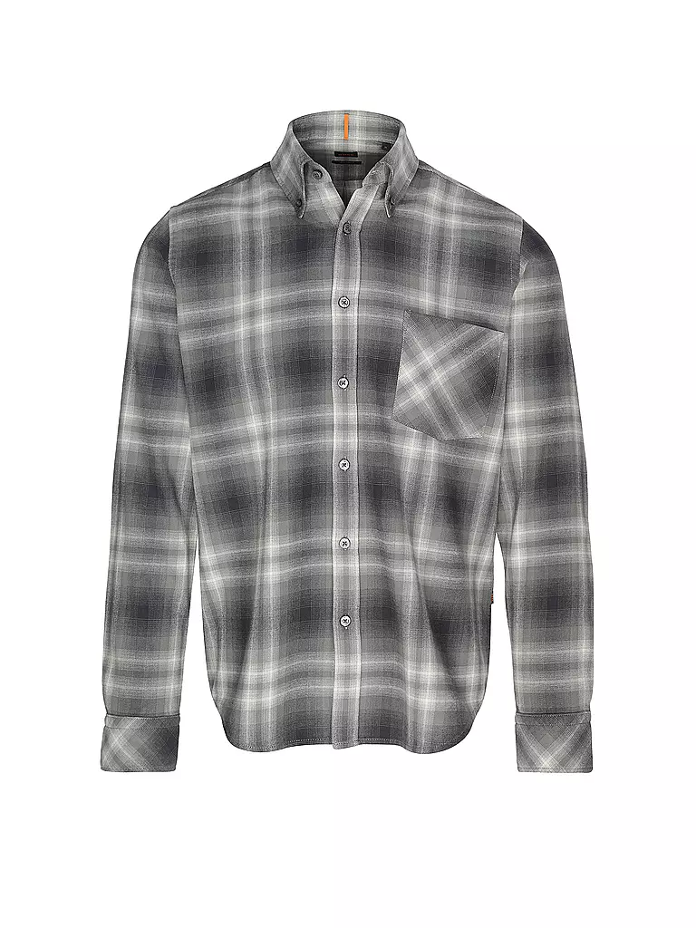 BOSS Hemd Regular Fit RICKERT_M  hellgrau