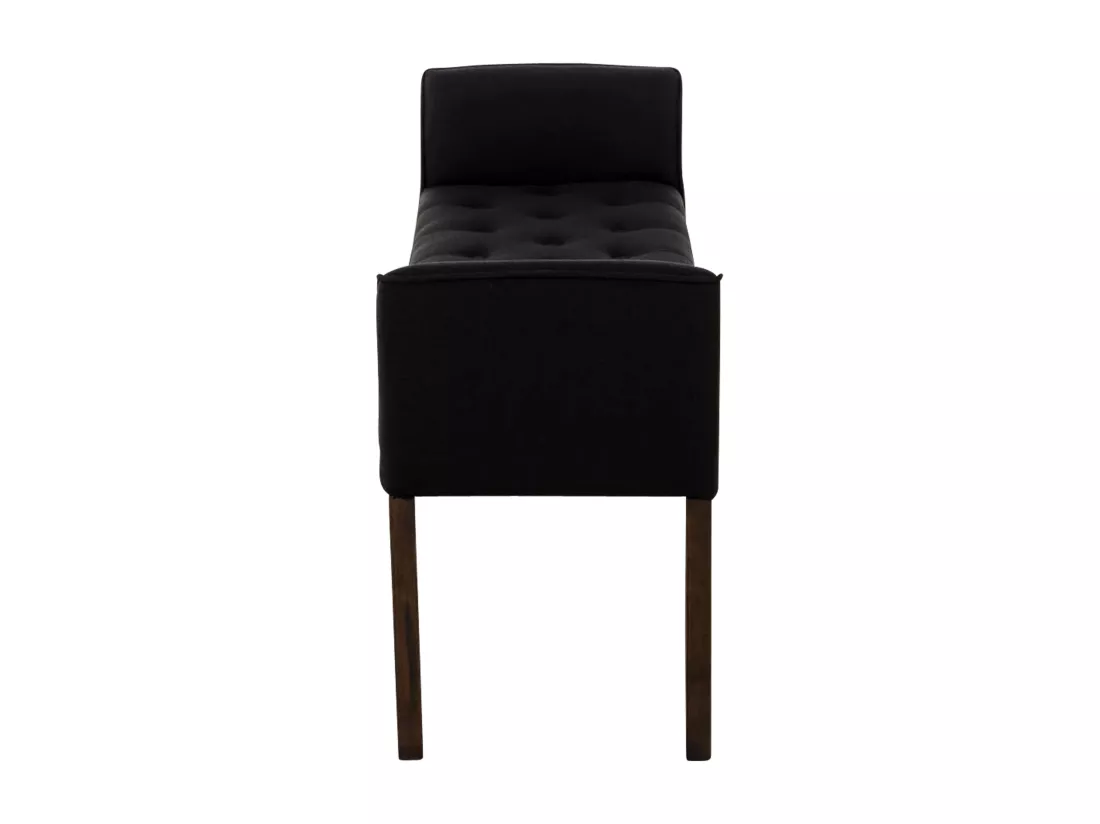 Banquette - Similicuir & Bois - Noir - Cleopatra