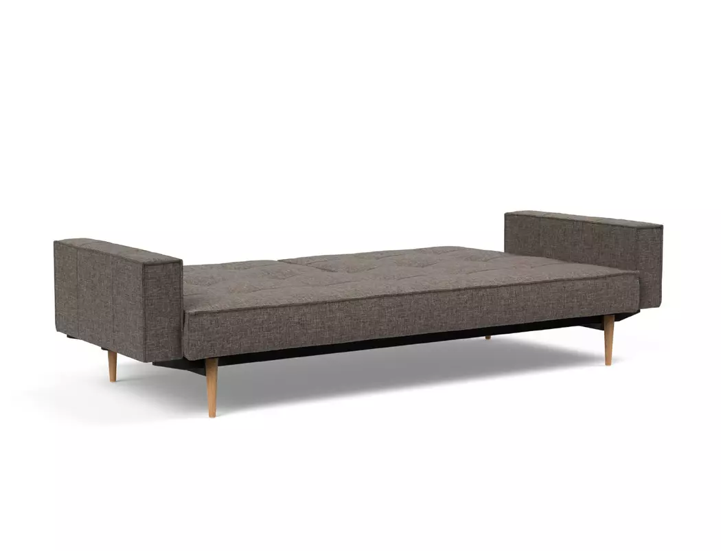 Schlafsofa mit Armlehnen Splitback Styletto hell