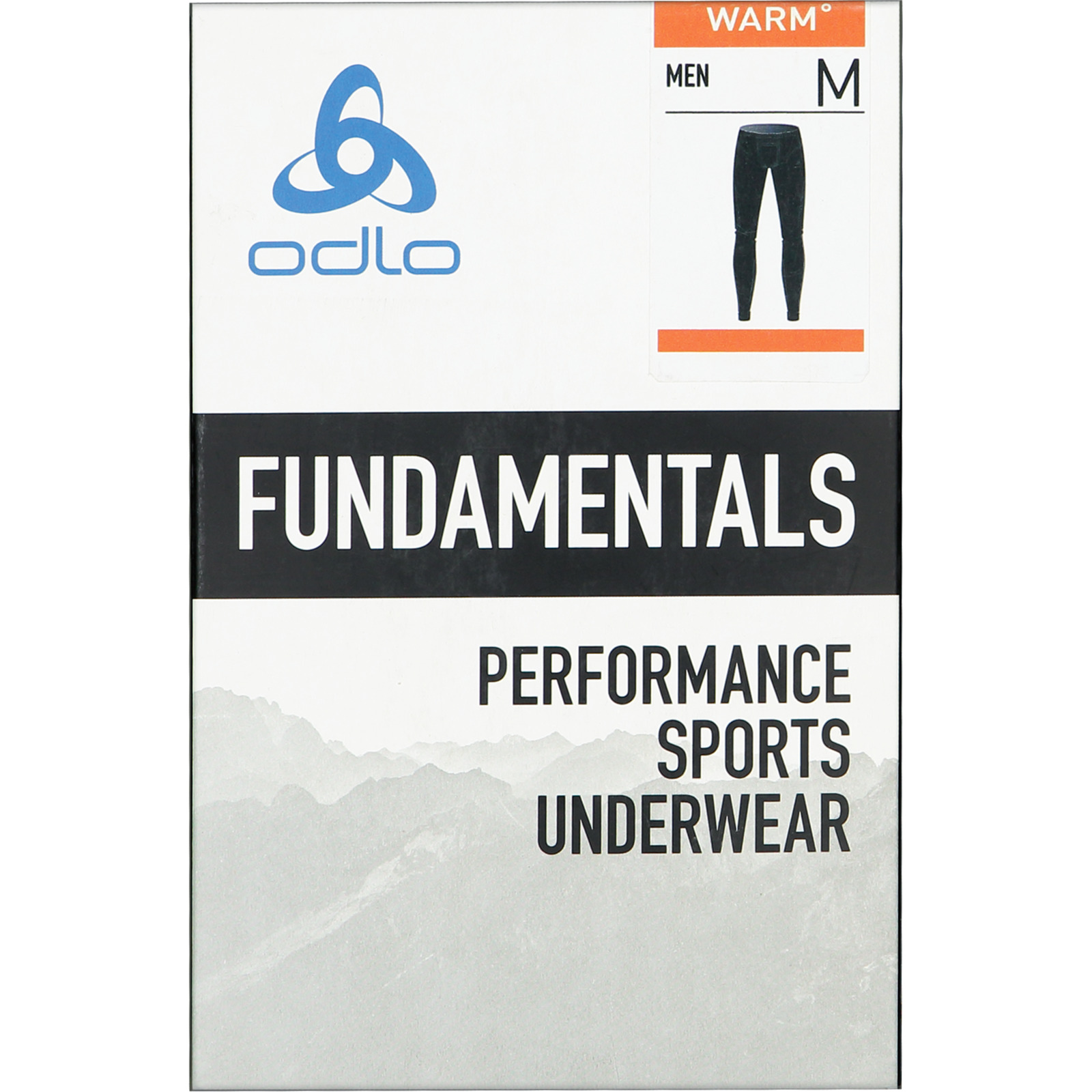 Odlo Herren-Baselayer-Tights Performance Evolution Warm L, schwarz