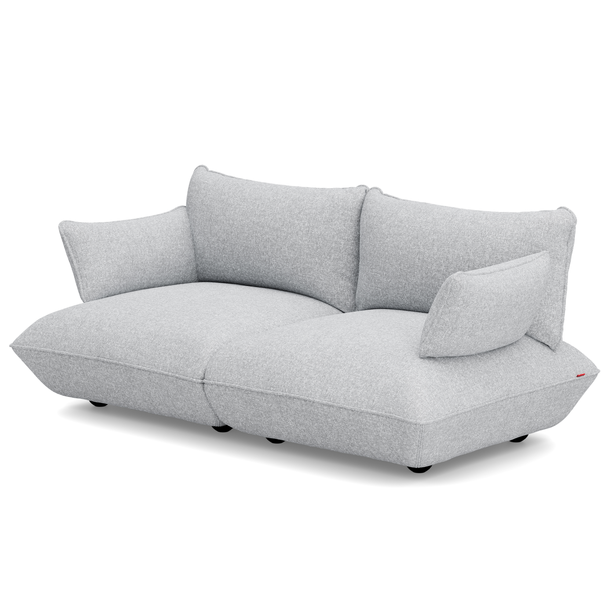 2-zitsbank Sumo boucle recycled grey melange