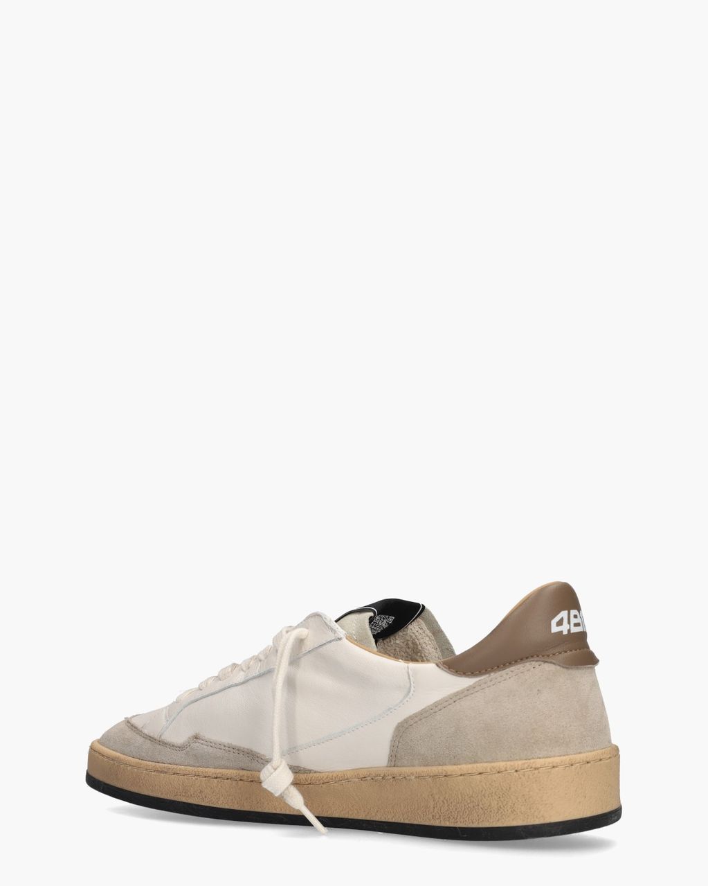 4b12 Play.New Off-White/Blauw Herensneakers