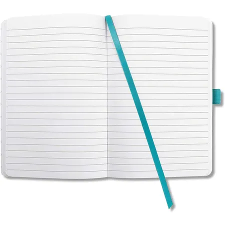 Sigel Notizbuch Tagebuch Jolie Aqua Green, ca. A6, liniert, Hardcover