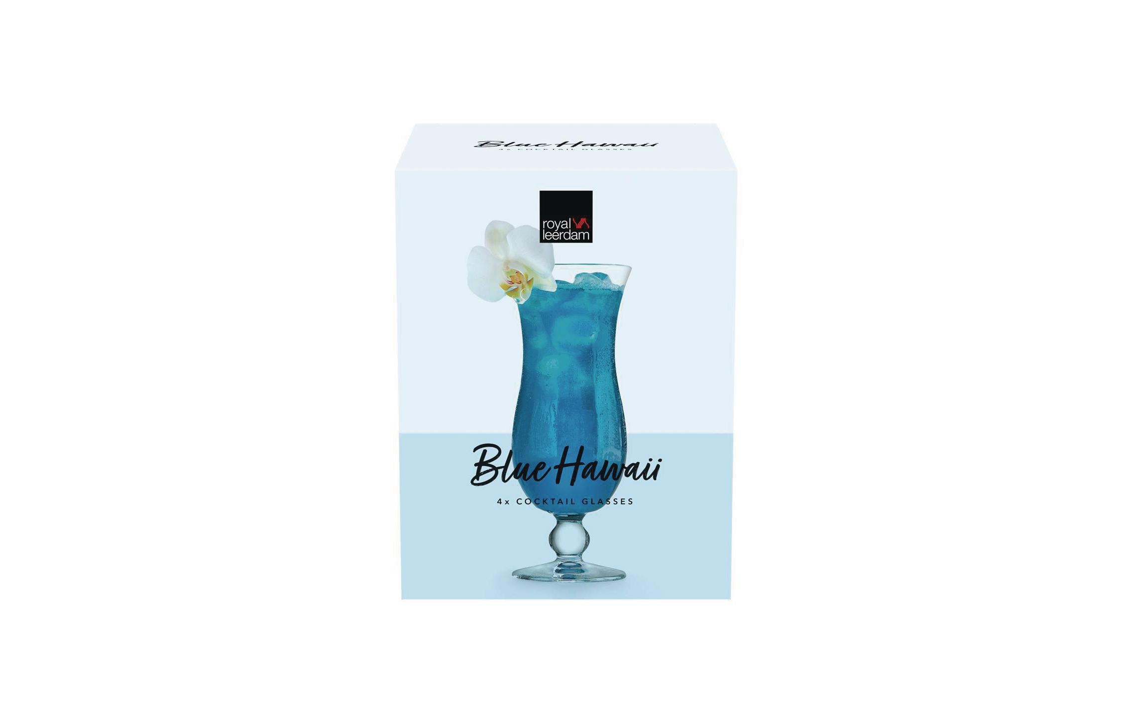 Cocktailglas Royal 440 ml, 4 Stück, TransparentGläserset geeignet für Cocktails oder Longdrinks