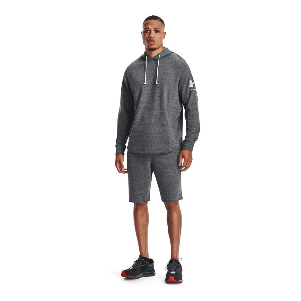 Under Armour RIVAL TERRY - Short Homme gris