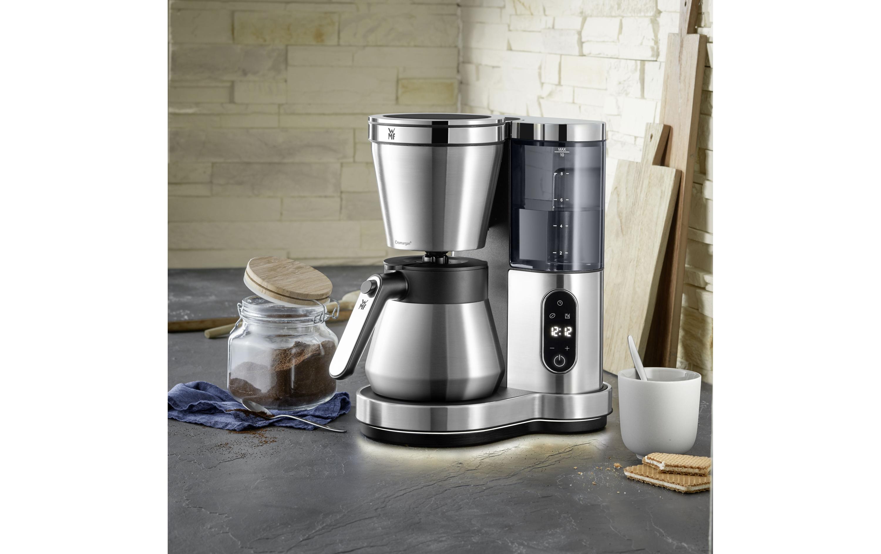Filterkaffeemaschine Lumero Thermo Silber/Schwarz<br>Kaffeemaschine