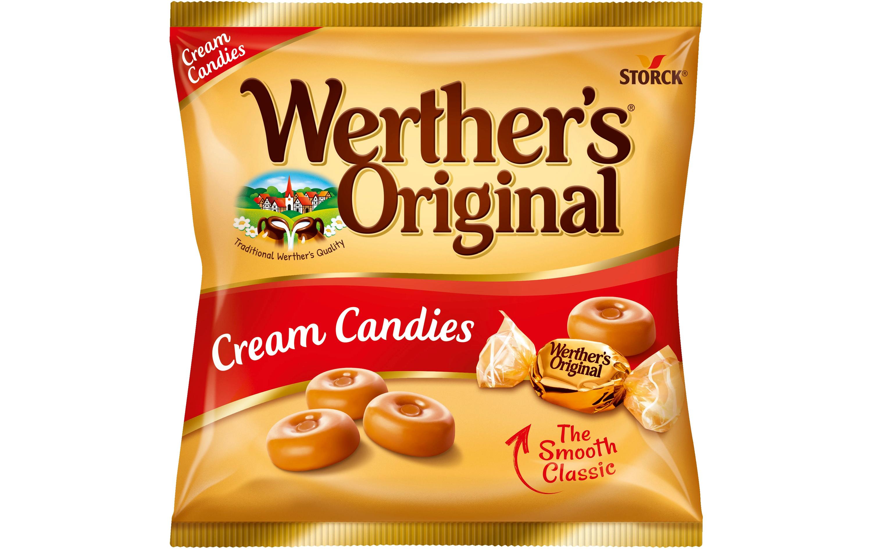 Bonbons Werther's Original 150 gSüsse Sahnebonbons mit Karamellgeschmack