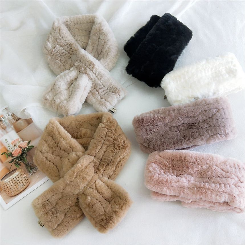 FROME - Effen Chenille Sjaal