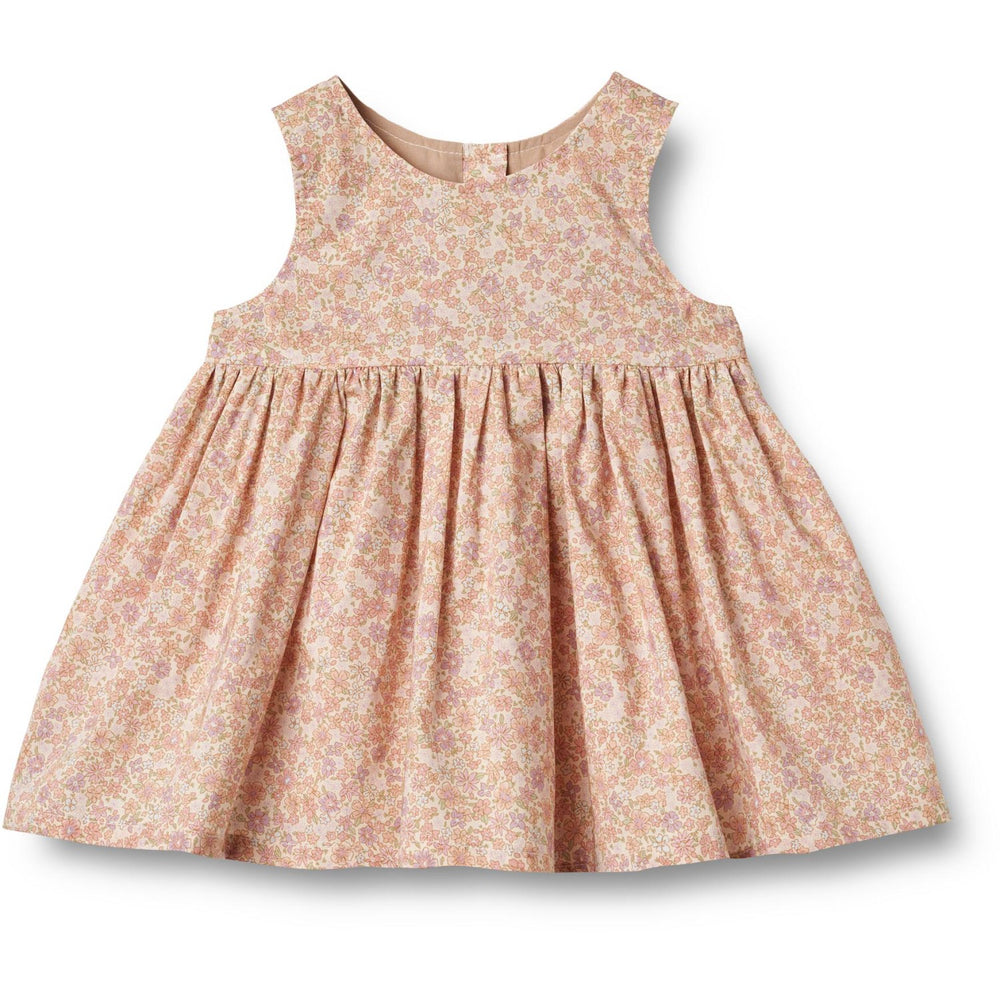 Køb Wheat Lilac Flowers Pinafore Wrinkles Kjole Sienna