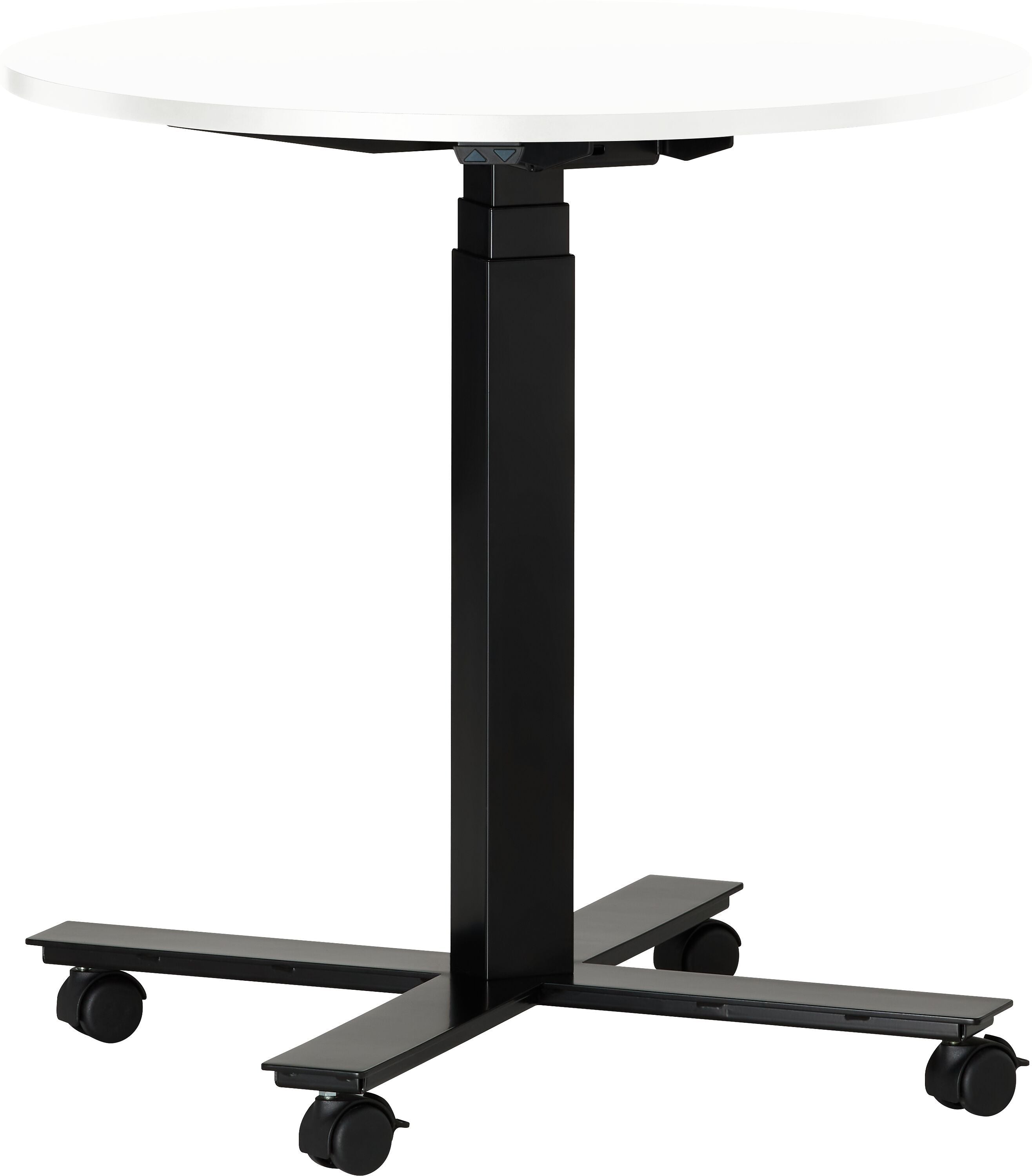 FLEXCUBE Besprechungstisch höhenverstellbar - Weiss / H: 66.5 cm