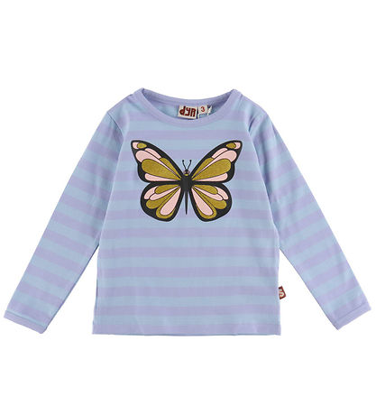 DYR-Cph Bluse - Animal Roar - Flieder/Baby Blue Schmetterling
