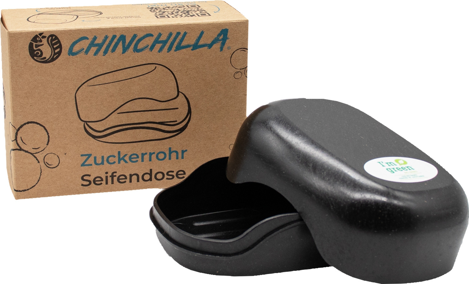 Chinchilla Seifendose aus Zuckerrohr vegan