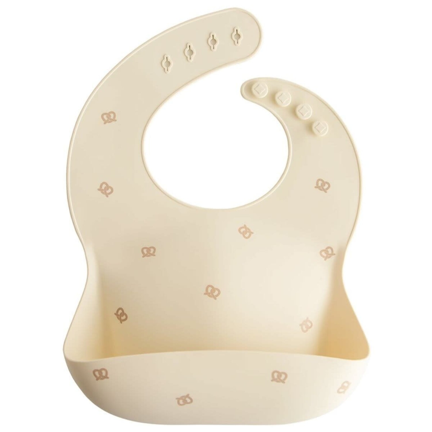 Mushie | Silicone Bib | Pretzel