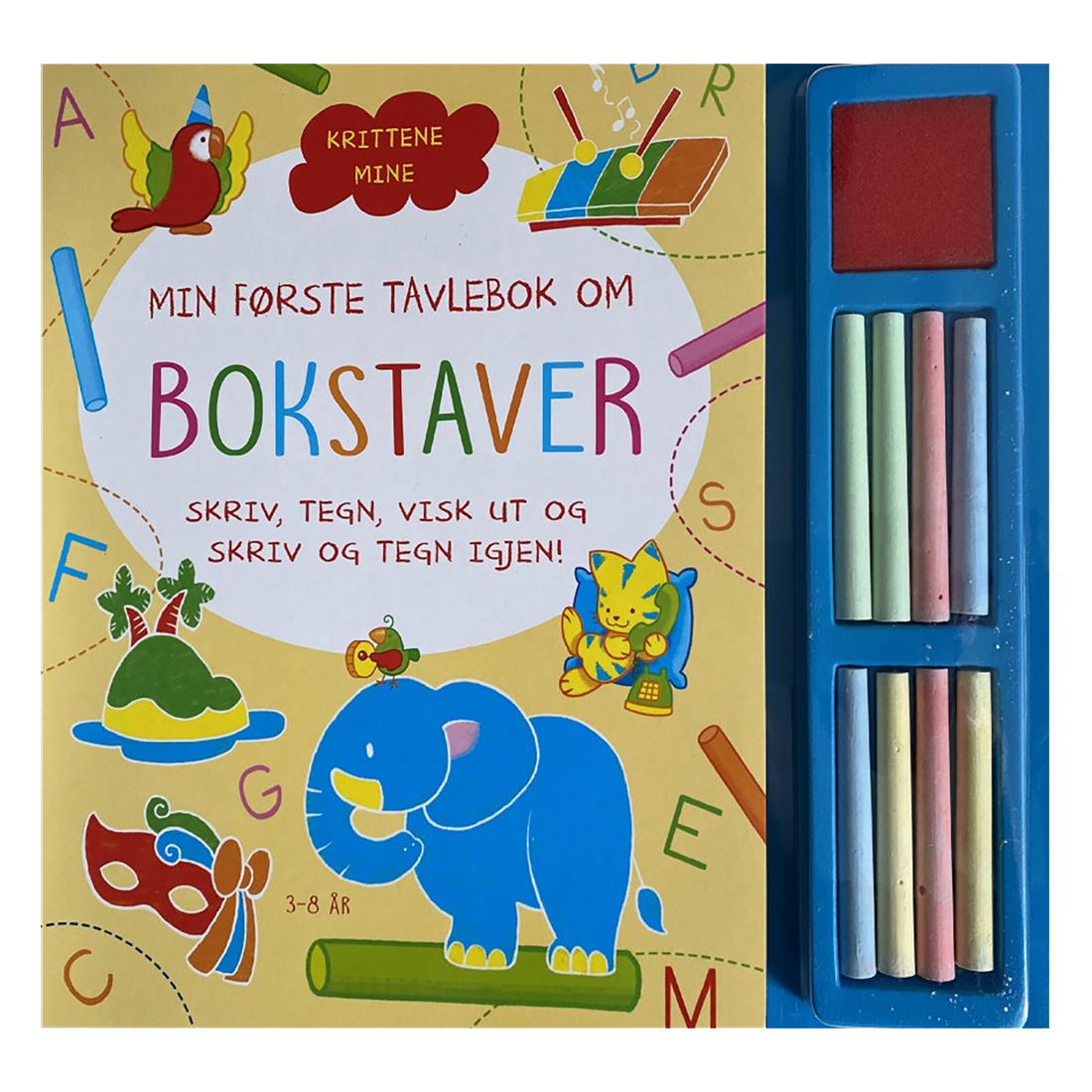 Min første tavlebok om bokstaver