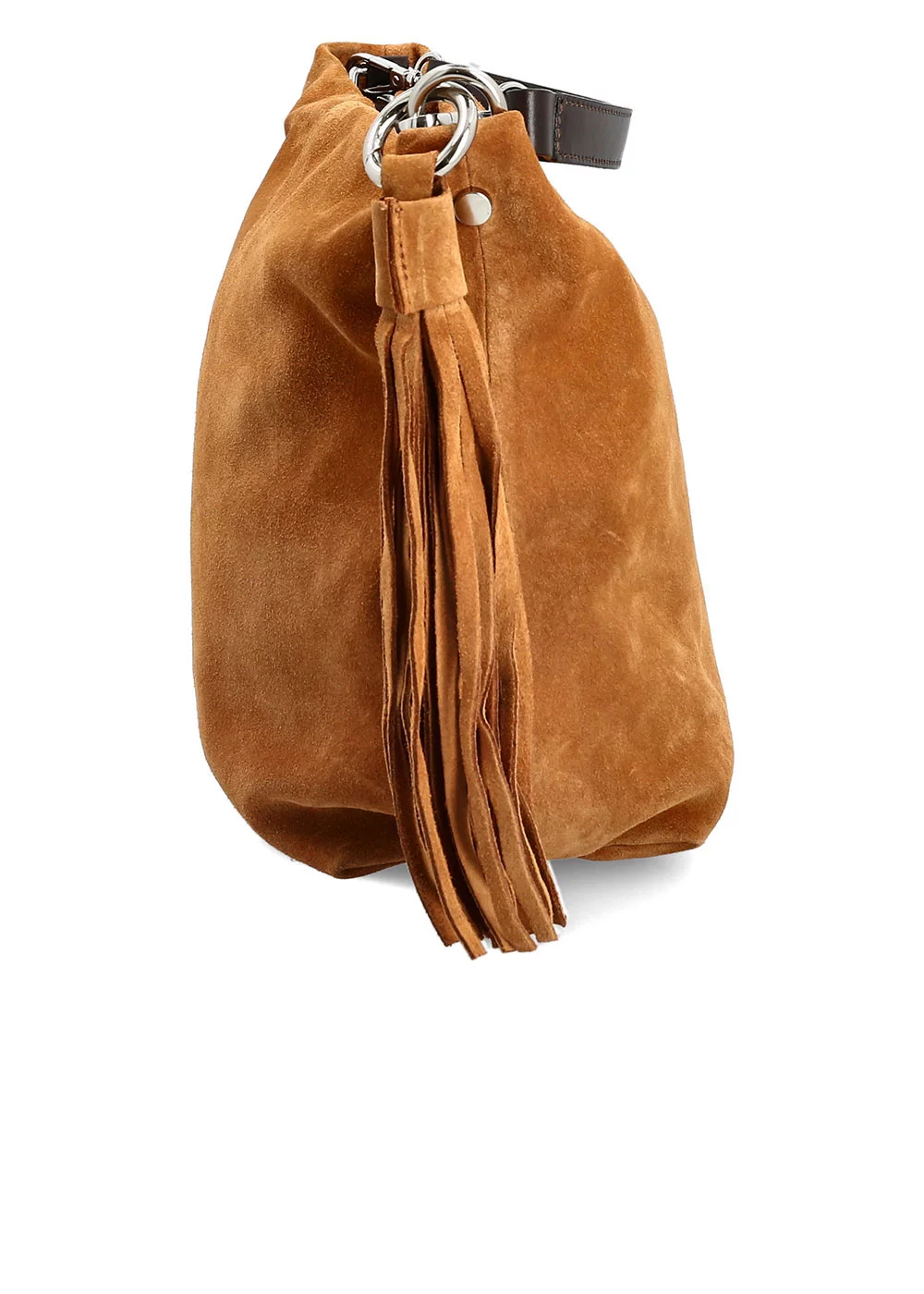 BESACE TASSEL SISKIYOU VELOURS CASTOR
