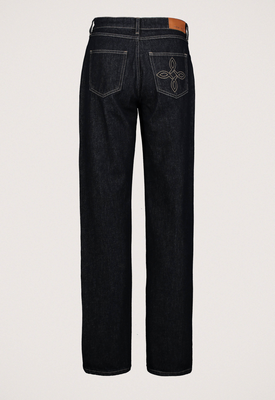 Pink Noir Donna Straight Jeans