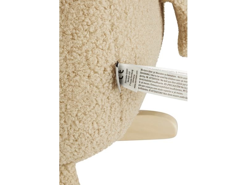 Sterntaler Schaukeltier Schaf Flocke Beige Schaukeltier aus weichem Plüsch