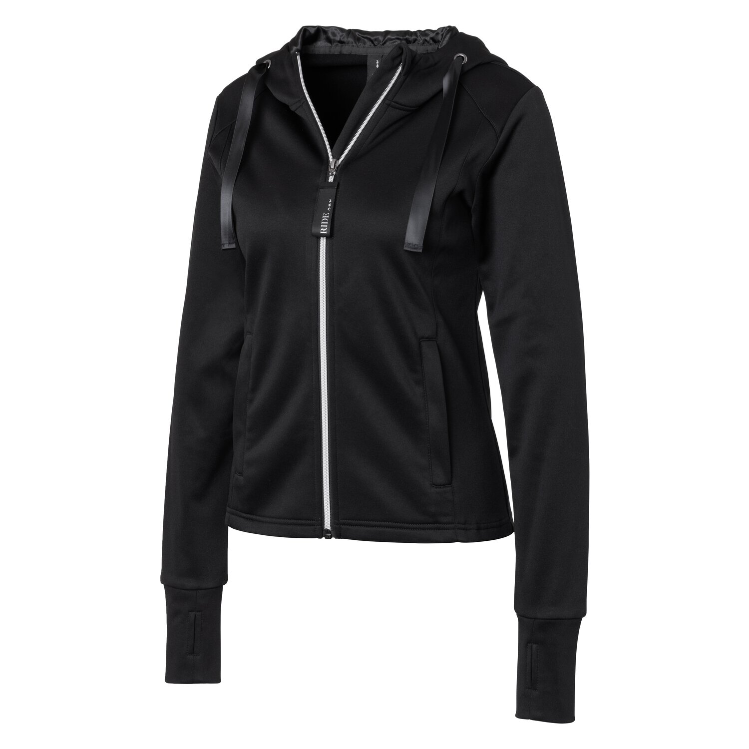 RIDE now Funktions-Fleecejacke - black