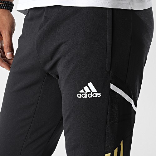 Pantalon Jogging A Bandes Juventus HG1355 Noir