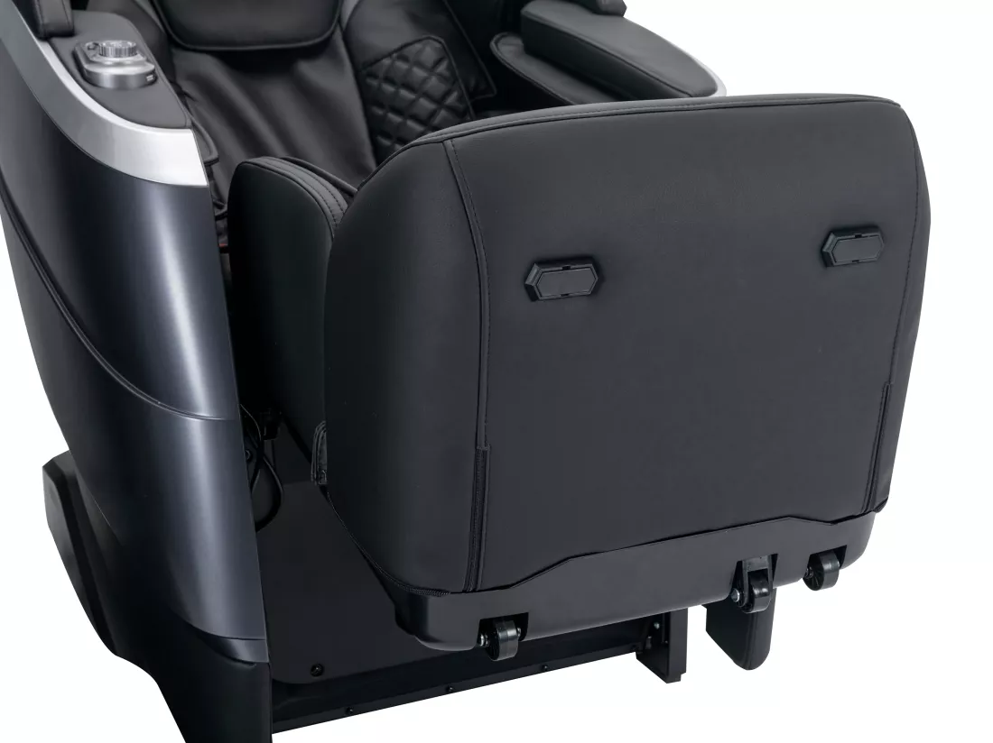 Fauteuil massant en simili - Commande vocale - Système zéro gravité - Noir - ULAP