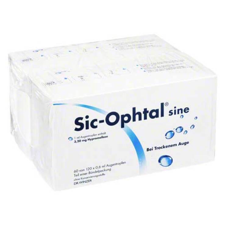 Sic Ophtal sine Augentropfen Augentropfen, 120X0.6 ml