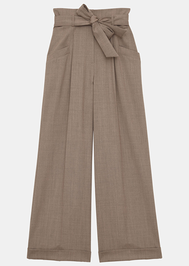 Pantalon Pylabeige en flanelle