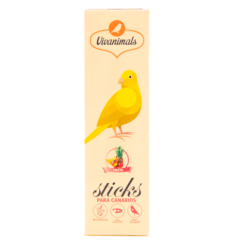 Barras de frutas Vivanimals para canários