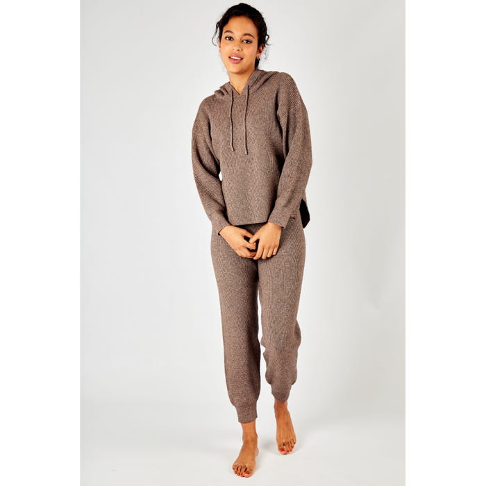 inSua-Loungewear gebreide hoodie - InSua