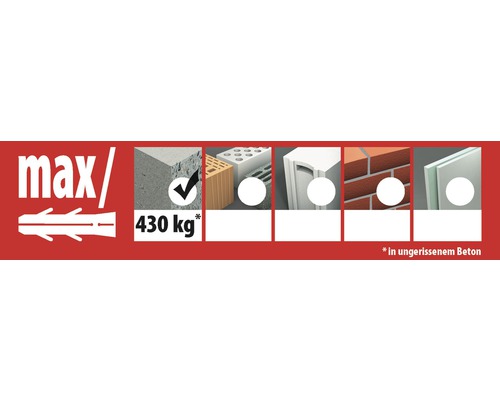 S-Fix Pro 1 A4 M8x75/10 Tox boutankers, 100 stuks