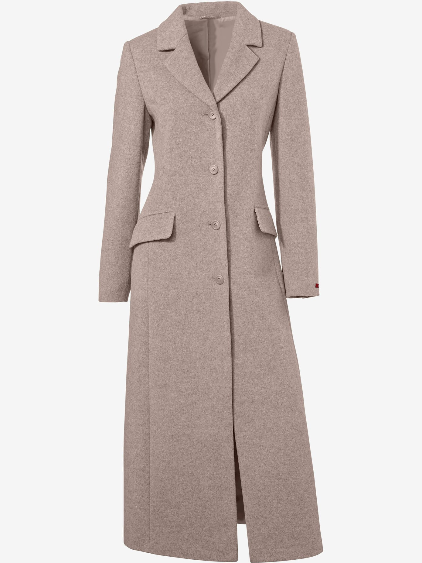 Manteau blazer coupe longue classique