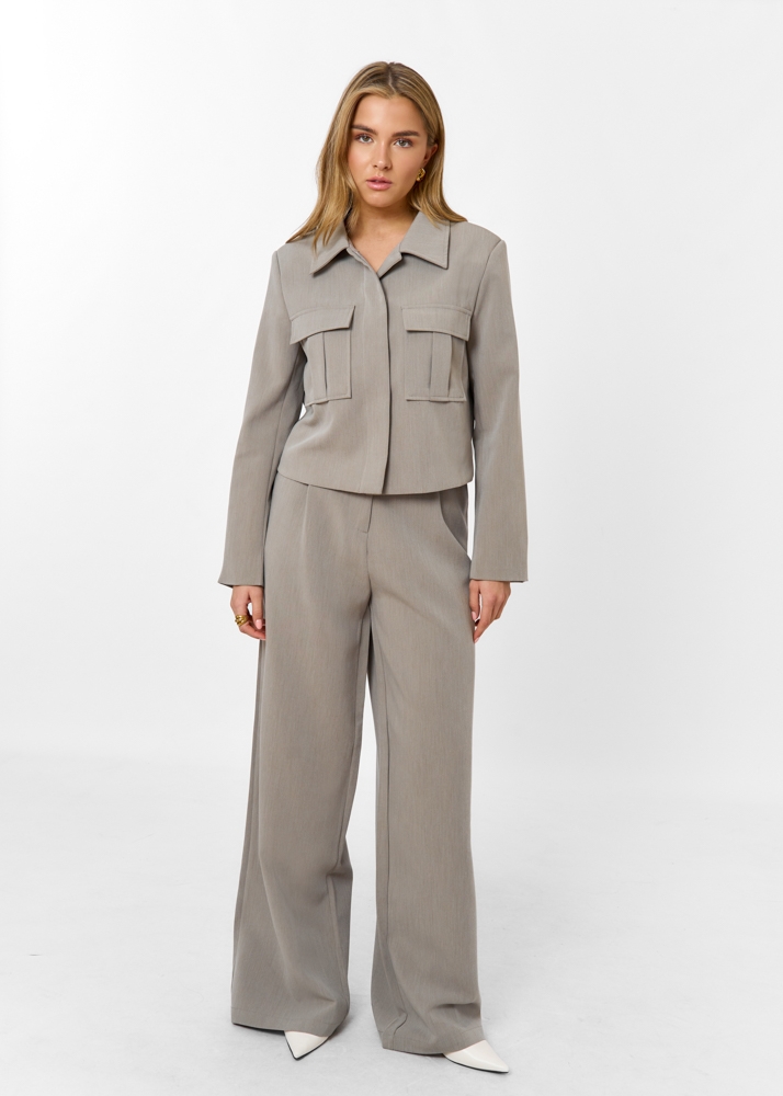 Tess jacket taupe
