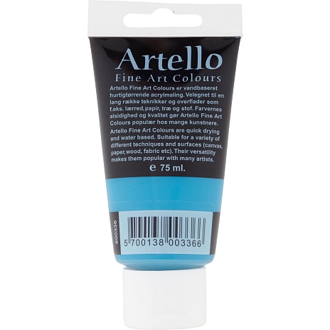 Artello akrylmaling 75 ml - Lake Blue