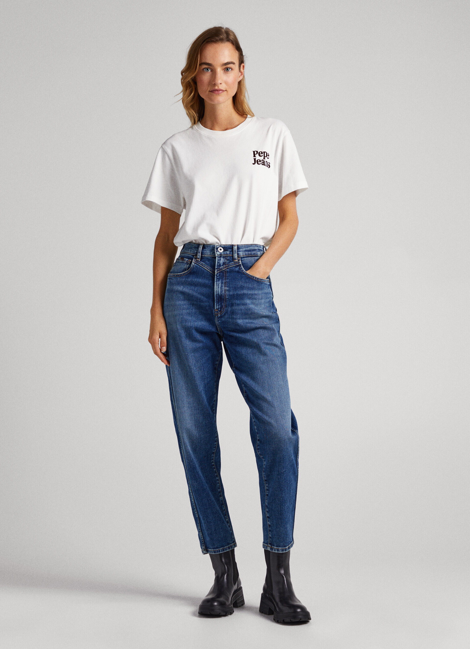 CALÇA JEANS RACHEL FIT BALLOON HIGH SHOT - jeans