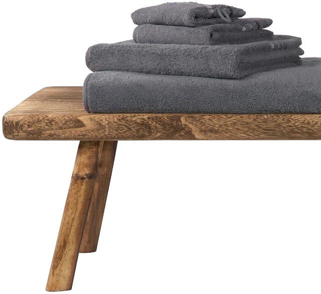 Schiesser Handtücher »Skyline Color aus 100 % Baumwolle mit eleganter Streifenbordüre« MADE IN GREEN by OEKO-TEX®