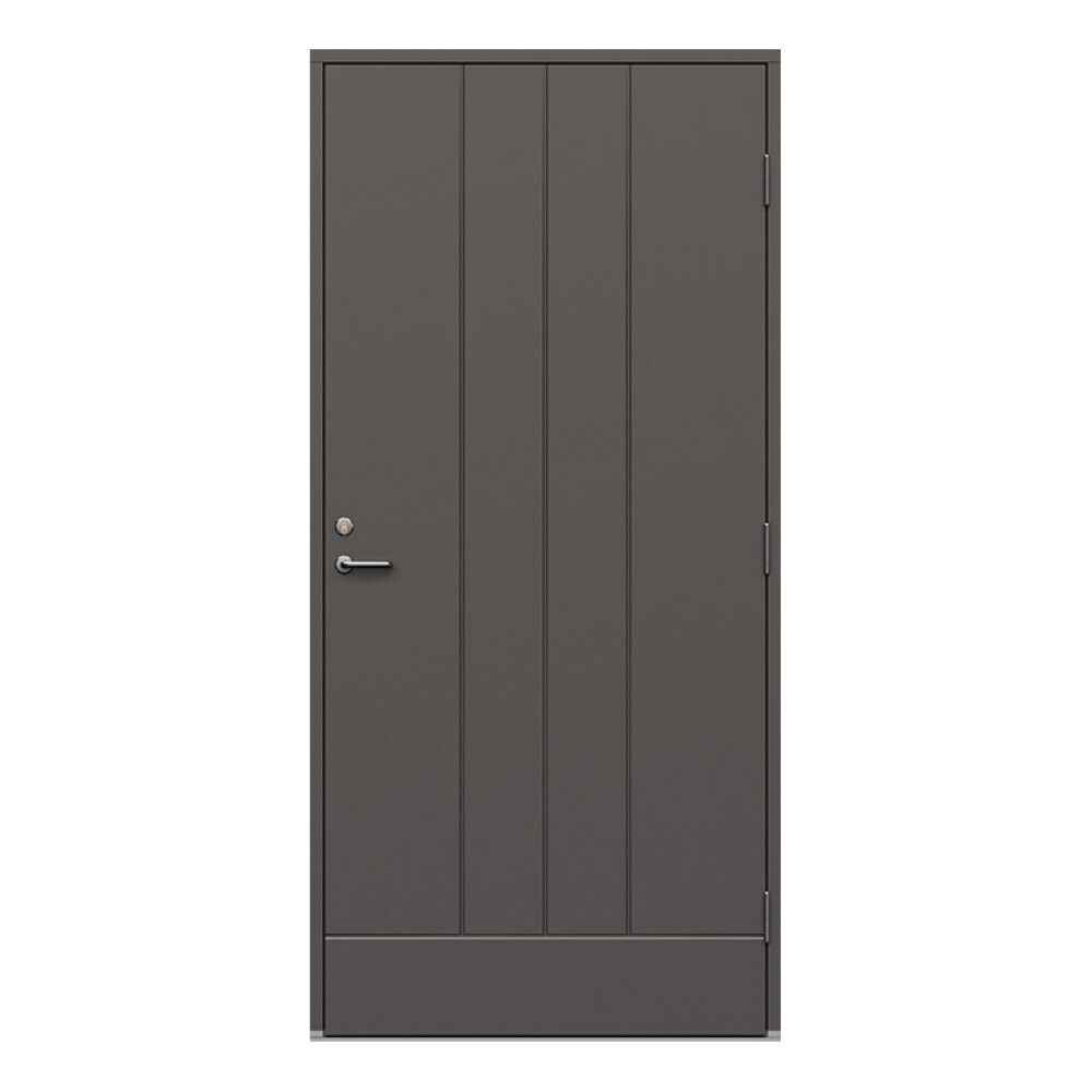 YTTERDØR SOLID ELEMENTS YSTAD 10X21 HØYRE ANTRASITT