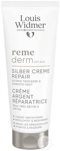 Louis Widmer Remederm Crème Argent Réparatrice Tube 75ml