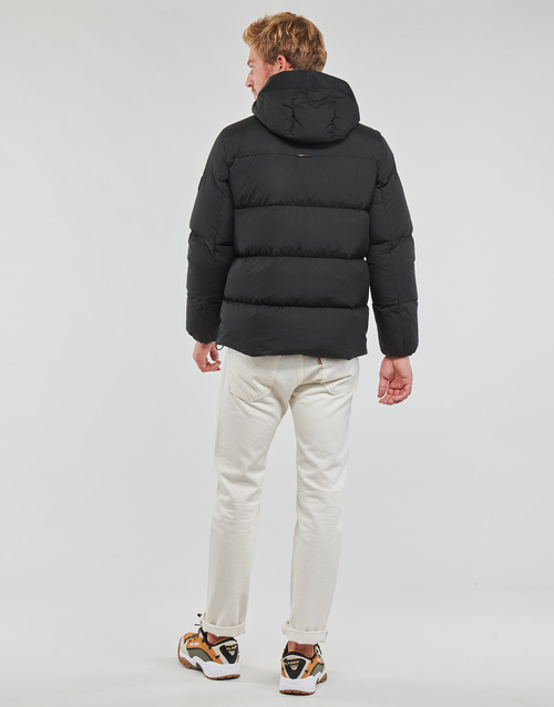 Tommy Hilfiger - HILFIGER DOWN HOODED JACKET - Noir