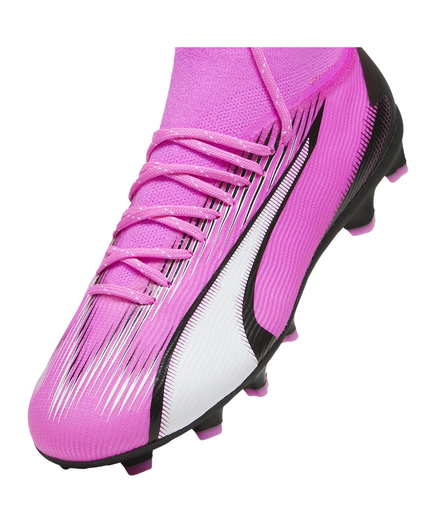 PUMA ULTRA Pro FG/AG Phenomenal Jr Kids Pink Weiss Schwarz F01
