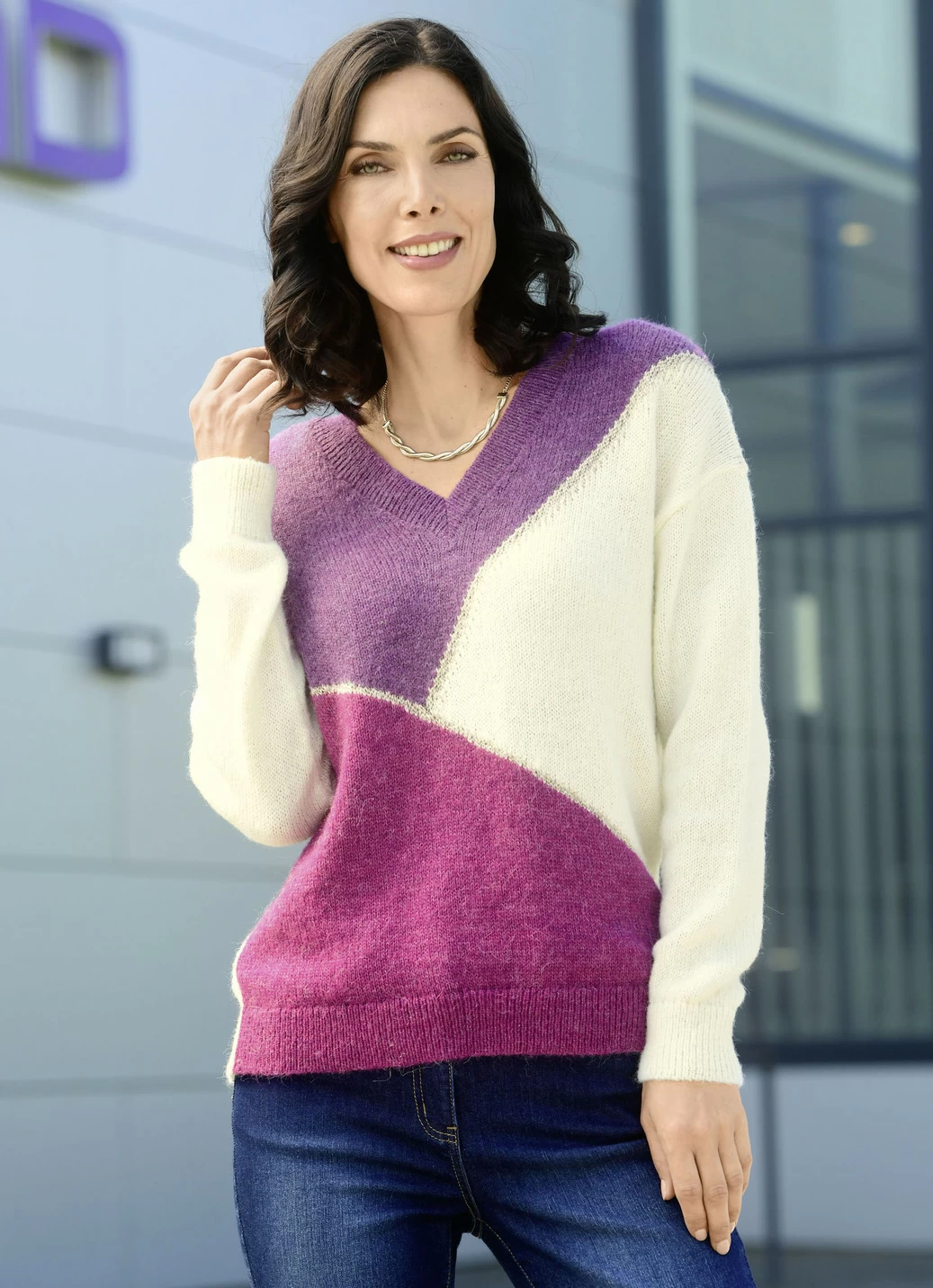 Pullover mit Alpaka-Anteil