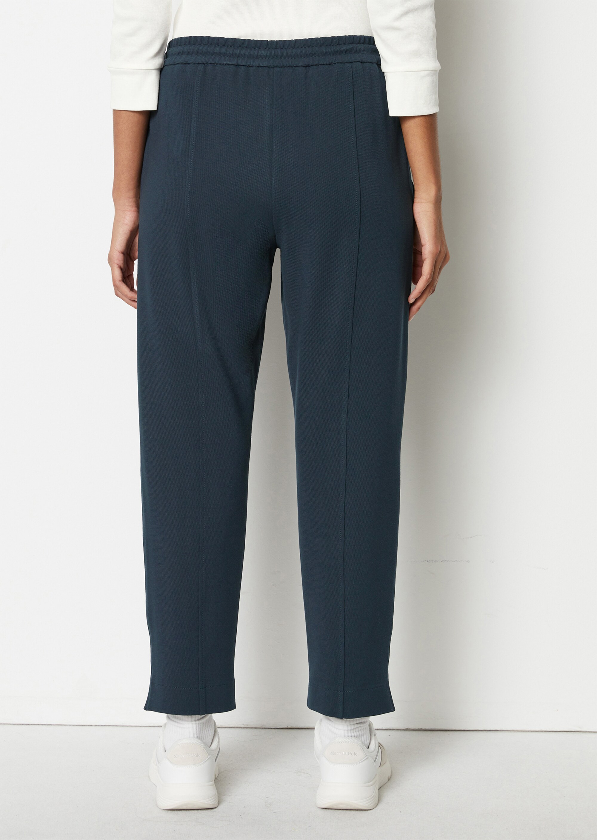 Joggpants slim aus Piqué-Interlock