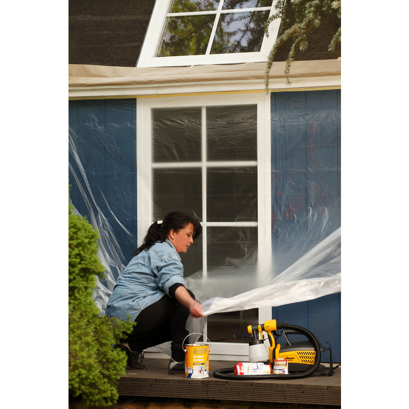 Tesa Easy Cover® folie masker met afplaktape in dispenser 2600mmx17m