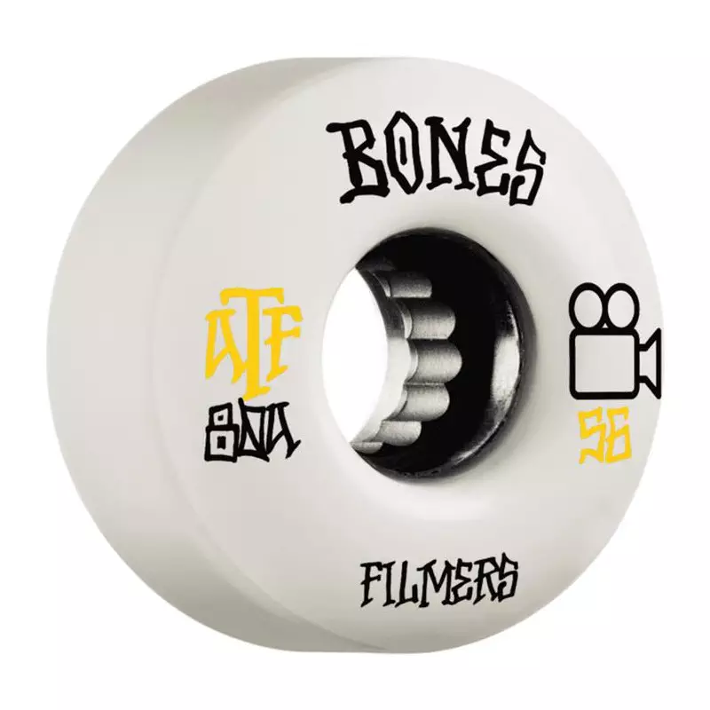 Roues skate BONES (jeu de 4) atf 56mm filmers 80a
